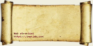 Kristina Srdanović vizit kartica